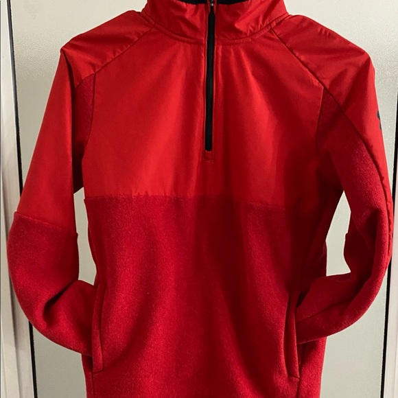 Red Youth Under Armour Jacket Size M - Picture 5 of 5